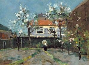The back garden